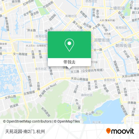 天苑花园-南2门地图