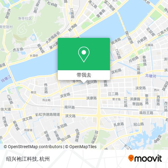 绍兴袍江科技地图