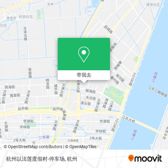 杭州以法莲度假村-停车场地图