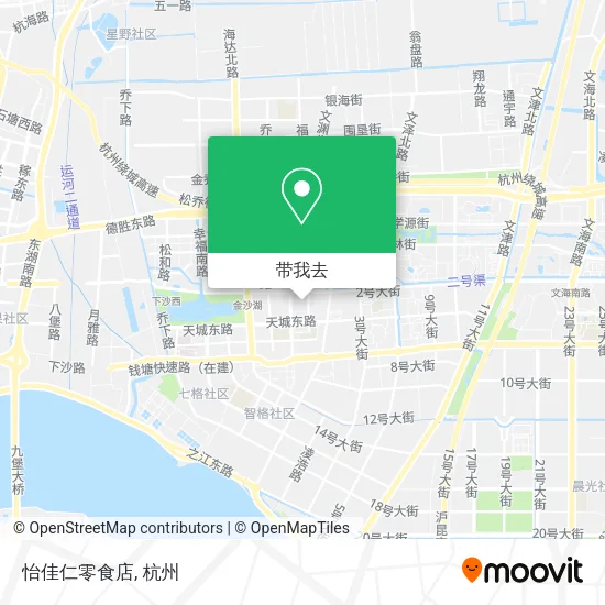 怡佳仁零食店地图