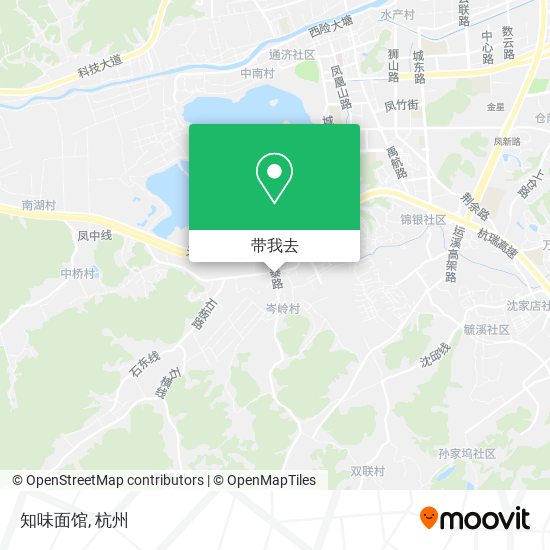 知味面馆地图