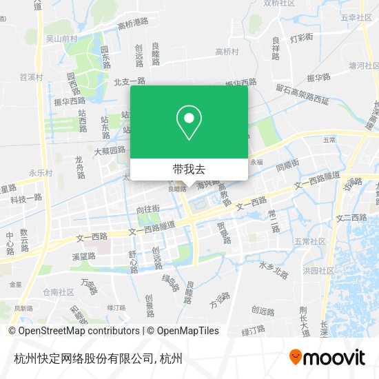 杭州快定网络股份有限公司地图