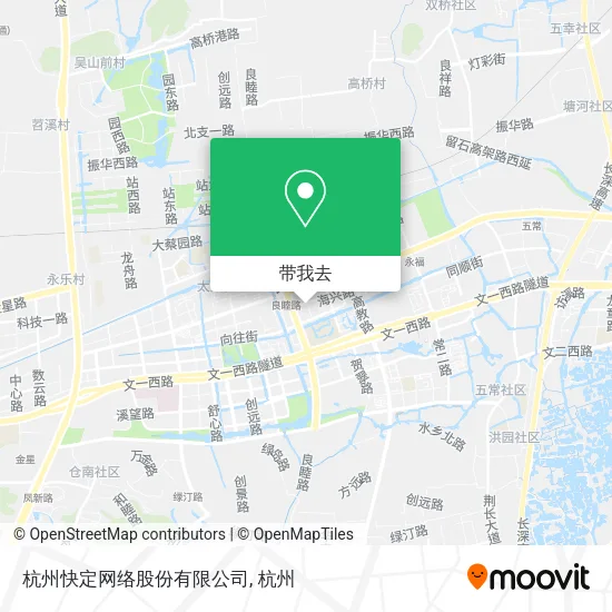 杭州快定网络股份有限公司地图
