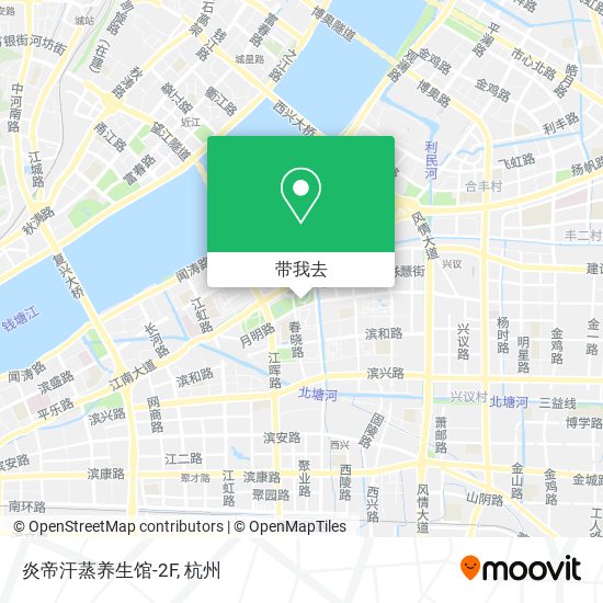 炎帝汗蒸养生馆-2F地图