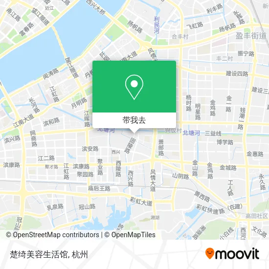 楚绮美容生活馆地图