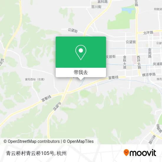 青云桥村青云桥105号地图