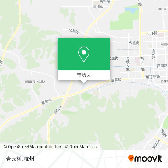 青云桥地图