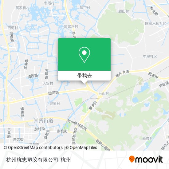 杭州杭忠塑胶有限公司地图