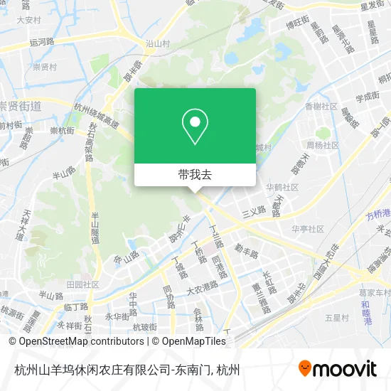 杭州山羊坞休闲农庄有限公司-东南门地图