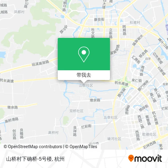 山桥村下确桥-5号楼地图