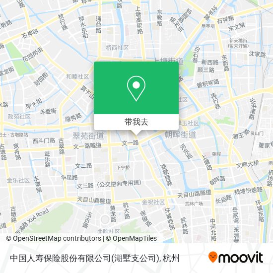 中国人寿保险股份有限公司(湖墅支公司)地图