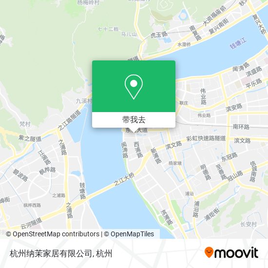 杭州纳茉家居有限公司地图