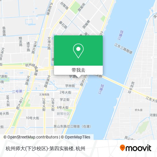 杭州师大(下沙校区)-第四实验楼地图