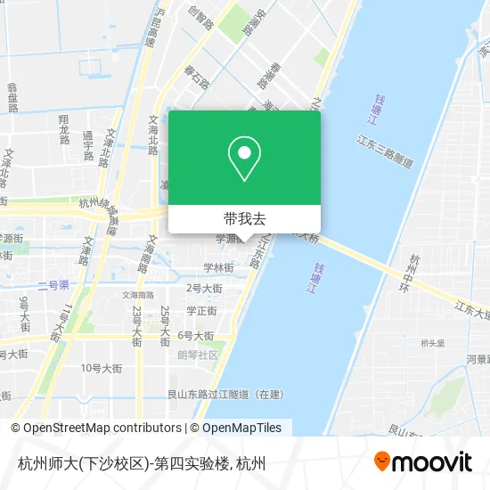 杭州师大(下沙校区)-第四实验楼地图
