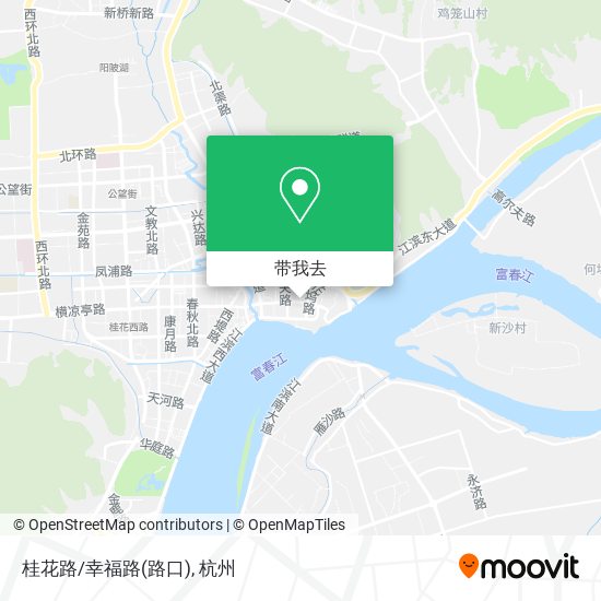 桂花路/幸福路(路口)地图