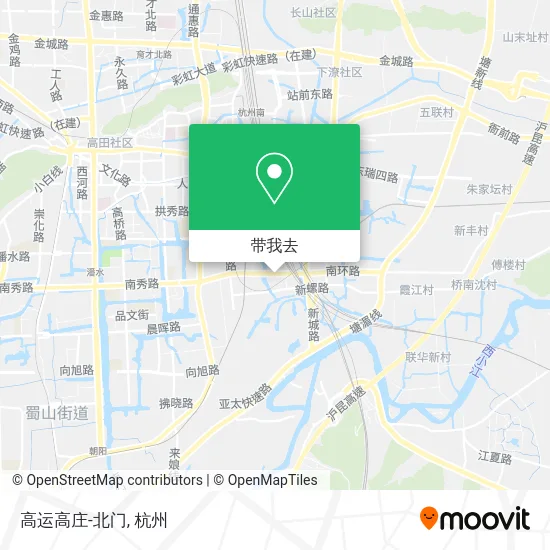 高运高庄-北门地图