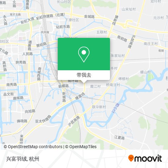 兴富羽绒地图