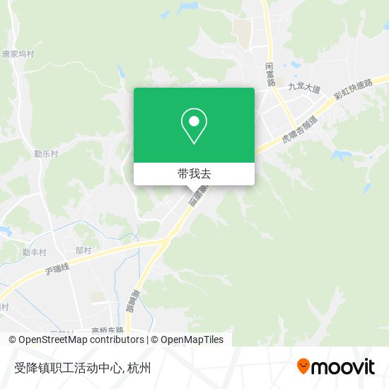 受降镇职工活动中心地图