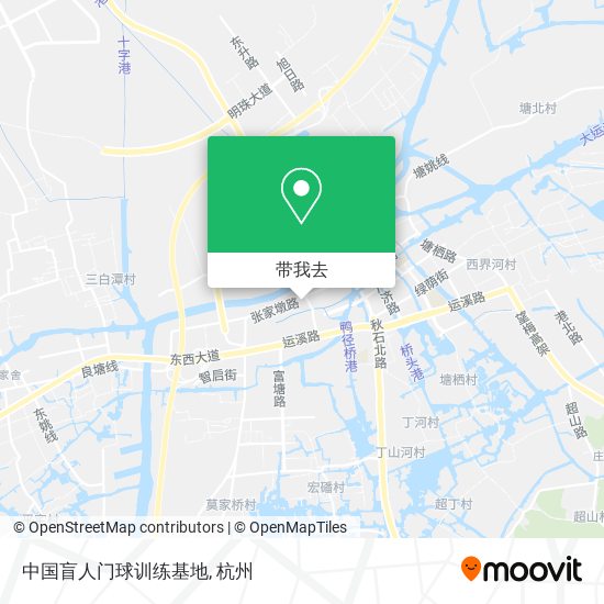 中国盲人门球训练基地地图