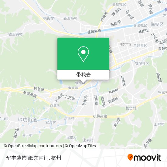华丰装饰-纸东南门地图