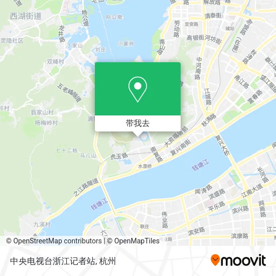 中央电视台浙江记者站地图