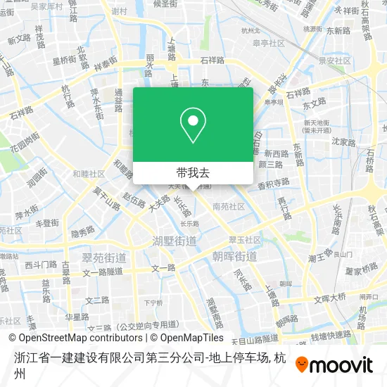 浙江省一建建设有限公司第三分公司-地上停车场地图