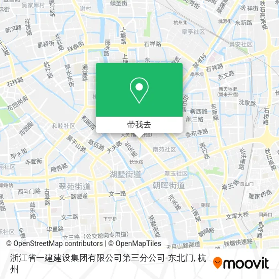 浙江省一建建设集团有限公司第三分公司-东北门地图