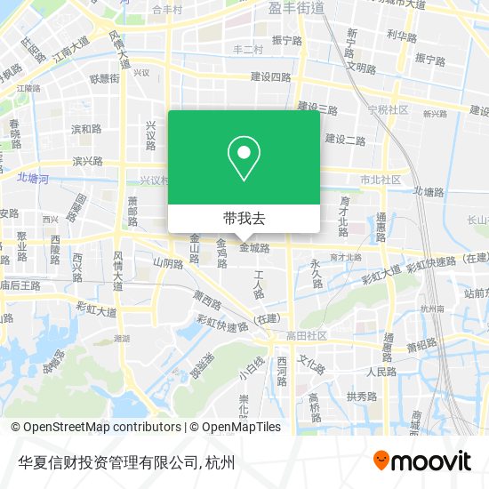 华夏信财投资管理有限公司地图