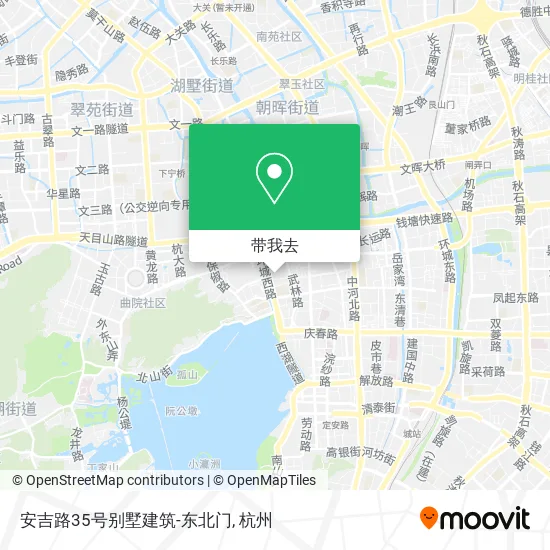 安吉路35号别墅建筑-东北门地图