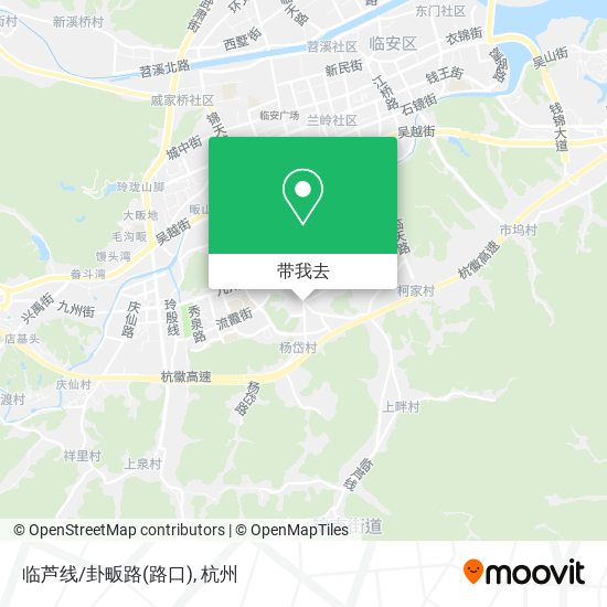 临芦线/卦畈路(路口)地图