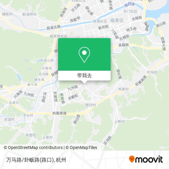 万马路/卦畈路(路口)地图
