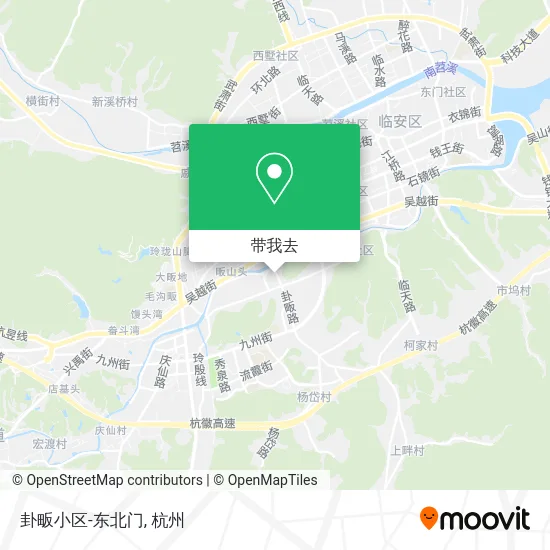 卦畈小区-东北门地图