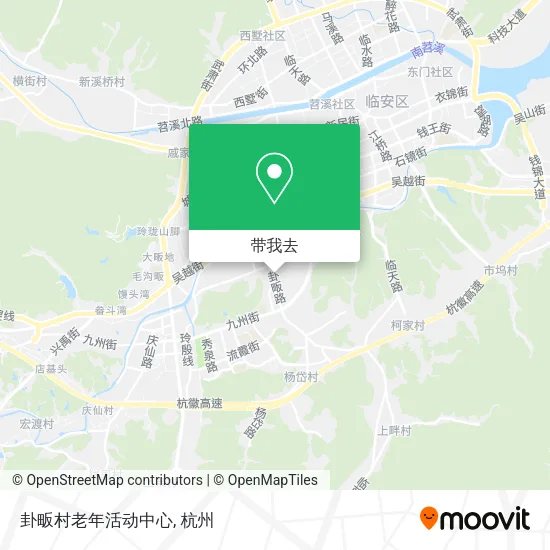 卦畈村老年活动中心地图