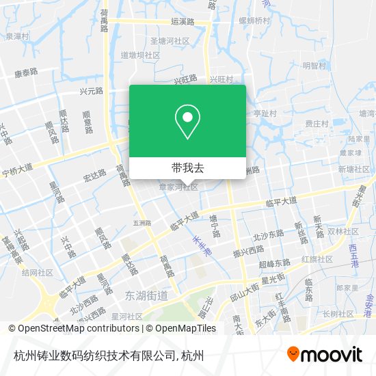 杭州铸业数码纺织技术有限公司地图