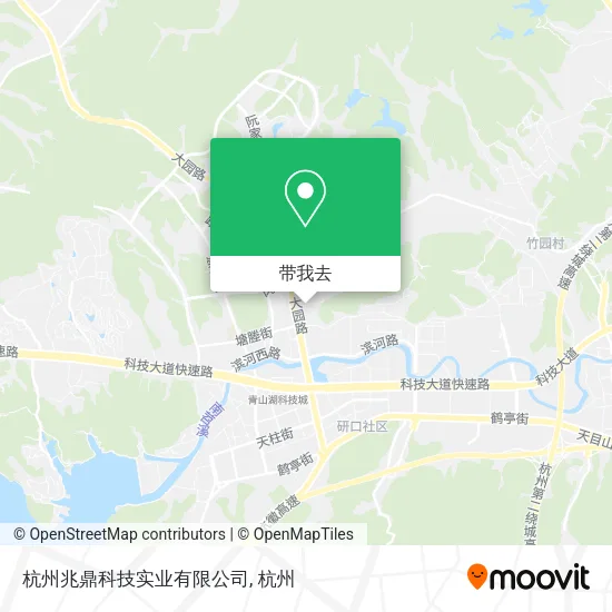 杭州兆鼎科技实业有限公司地图