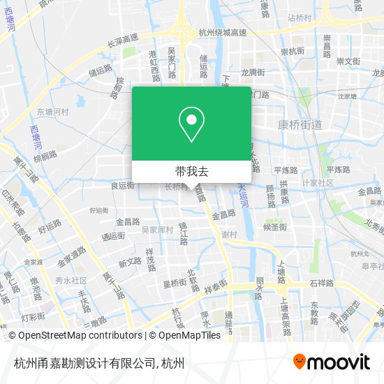 杭州甬嘉勘测设计有限公司地图