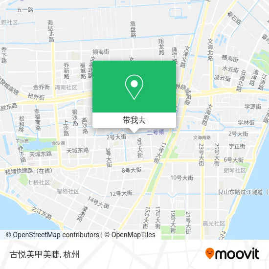 古悦美甲美睫地图