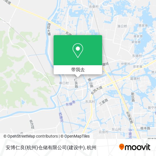安博仁良(杭州)仓储有限公司(建设中)地图