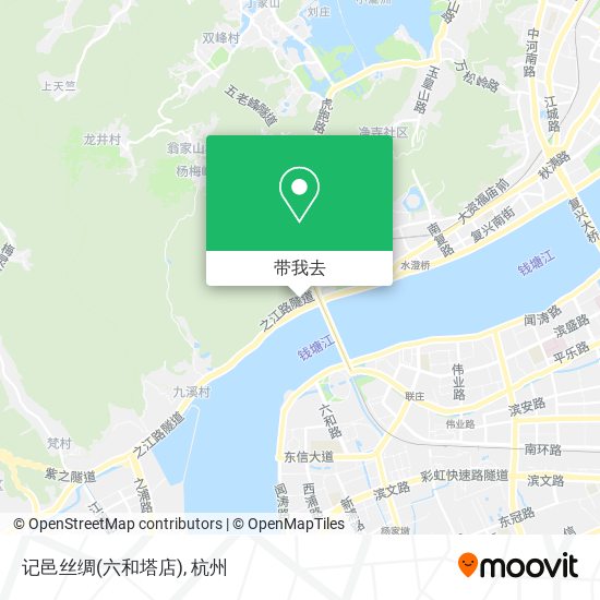 记邑丝绸(六和塔店)地图