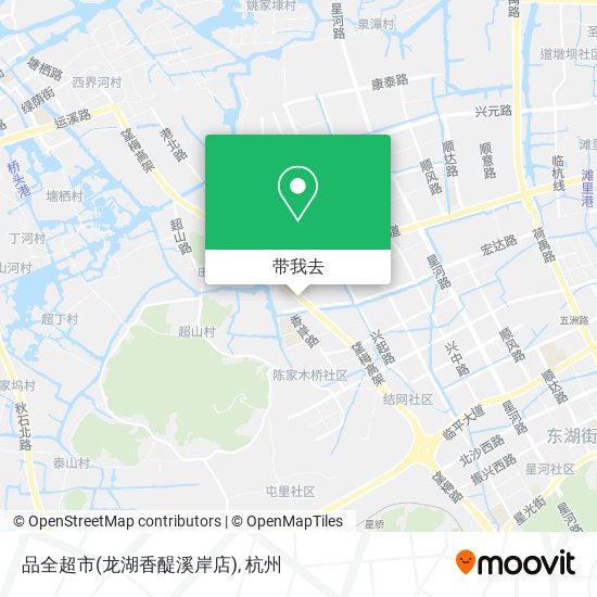 品全超市(龙湖香醍溪岸店)地图