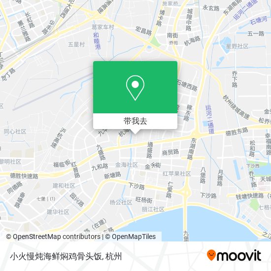 小火慢炖海鲜焖鸡骨头饭地图