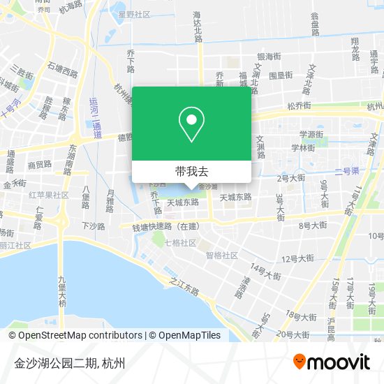 金沙湖公园二期地图