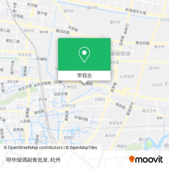 明华烟酒副食批发地图