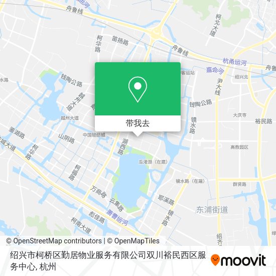 绍兴市柯桥区勤居物业服务有限公司双川裕民西区服务中心地图
