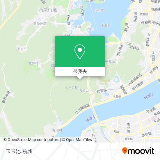 玉带池地图