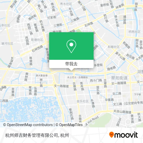 杭州师吉财务管理有限公司地图