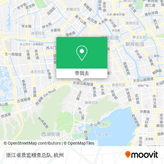 浙江省质监稽查总队地图