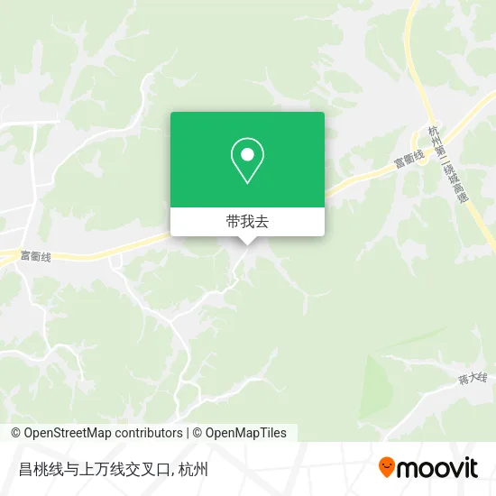 昌桃线与上万线交叉口地图
