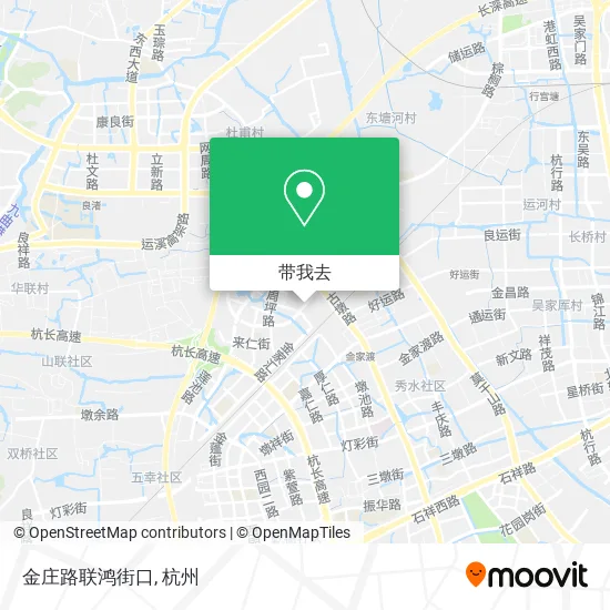 金庄路联鸿街口地图