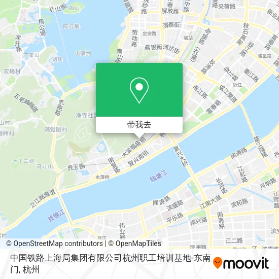 中国铁路上海局集团有限公司杭州职工培训基地-东南门地图